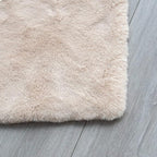 ORINOVA Light Brown Beige Fluffy Faux Rabbit Shag Fur Rugs - Image 8