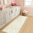 Runner Rug for Entryway: 2.6x8 Kitchen Rugs Non Slip Washable Ultra-Thin Soft - Image 5