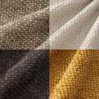 MIULEE Pack of 4 Couch Throw Pillow Covers 16x16 Inch Neutral Gold/Brown Soft - Image 2