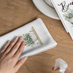 Vintage Farmhouse Eucalyptus Leaf Hand Towels 16x24 Inch 057-XC