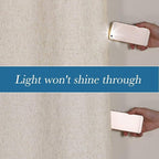 H.VERSAILTEX Blackout Curtains Durable Thick Textured Polyester Blackout Patio - Image 4