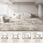 UERMEI 10x12 Area Rug Living Room Rugs - Image 2