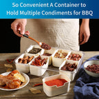 Pure Future 2 Pack 8-Compartment Snackle Box Container | Divided Snack Tray