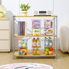6 Pack Clear Storage Bins with Lids, 7 Quart Pantry Organizer Bins