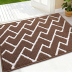 OLANLY Front Door Mat, Non-Slip Rubber Backing, Dirt Resistant and Absorbent by OLANLY