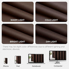 Joydeco Blackout Patio Sliding Door Curtains 96 Inches Long, Grommet Privacy - Image 9