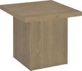 Coaster Devar 23.5-Inch Living Room Square End Table, Latte 710917