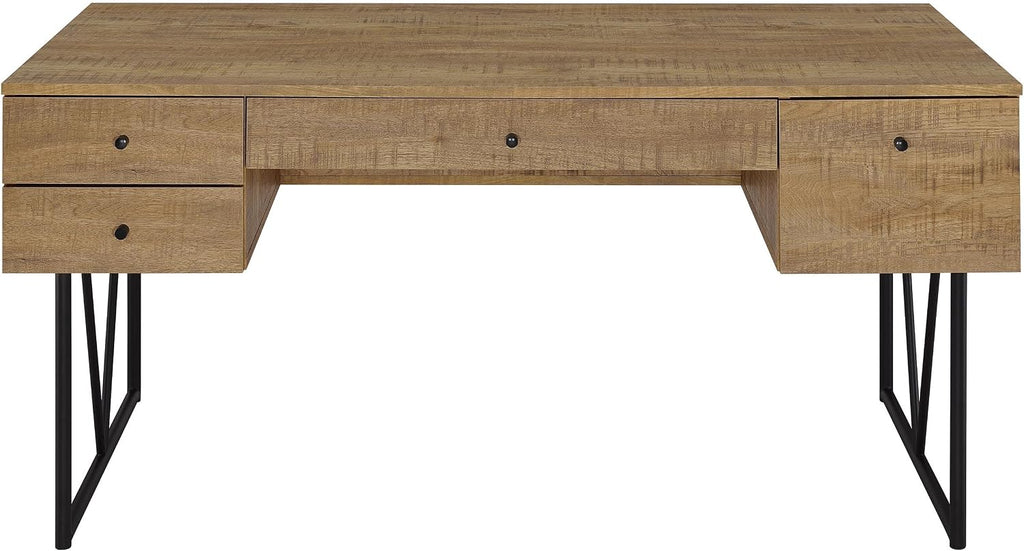 Coaster Analiese 63-Inch Home Office Rectangular 4-Drawer Desk Mango 801851