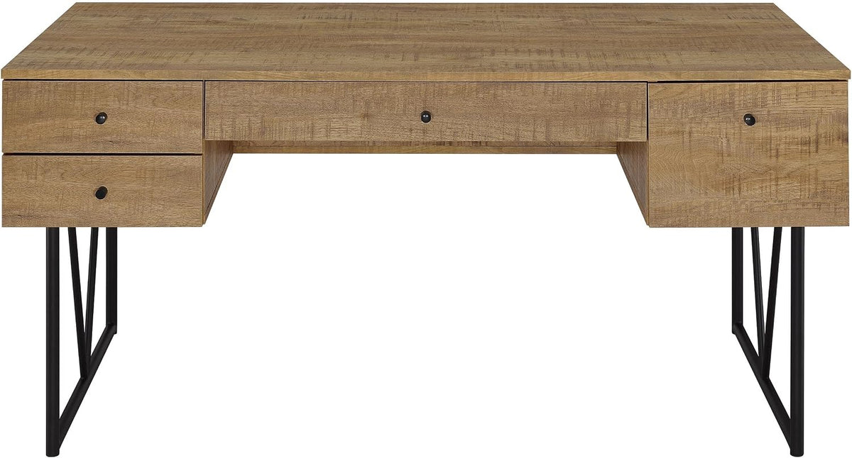 Coaster Analiese 63-Inch Home Office Rectangular 4-Drawer Desk Mango 801851