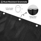 19PCS Bathroom Accessories Set, Black and Gold Bathroom Set for Modern Home