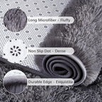Chicrug Soft Runner Rugs for Bedroom Living Room Plush Fluffy Rug 2x8 Feet - Image 6