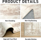 6x9 Area Rugs Washable Rug: Large Modern Abstract Living Room Rug Soft - Image 5