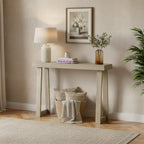 Plank+Beam Classic Console Table, 36 Inch, Seashell