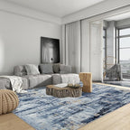 9x12 Area Rugs Washable Rug: Modern Abstract Living Room Rug Soft Anti-Skid - Image 3