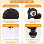 Oil Rubbed Bronze 3-light Bathroom Vanity Light Fixture Over Mirror Sink