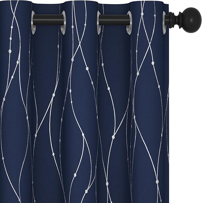 Deconovo Short Kitchen Curtains, Thermal Insulated Soundproof Drapes by Deconovo