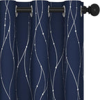 Deconovo Short Kitchen Curtains, Thermal Insulated Soundproof Drapes by Deconovo