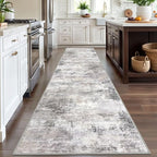IOHOUZE Abstract Runner Rug 3x12 Ft Washable Runners - Image 2