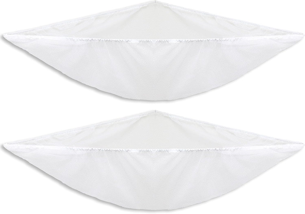 Simple Houseware 2 Pack Stuffed Animal Toy Hammock Net, White