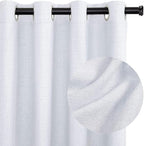 100% Blackout Shield Linen Blackout Curtains by 100BlackoutShield