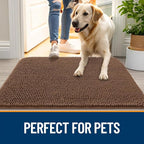 OLANLY Dog Door Mat for Muddy Paws 54x24, Absorbs Moisture and Dirt, Absorbent - Image 6