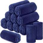Buryeah 12 Pcs Flannel Throw Blanket Bulk 50 x 60 in Sleepover Blanket Outdoor by Buryeah