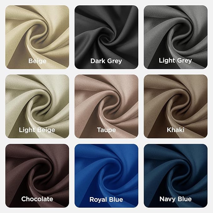 Joydeco Blackout Curtains 90 Inch Length 2 Panels Set, Thermal Insulated Long - Image 8