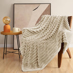 HIMEET Linen Ribbed Throw Blanket - Image 9