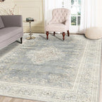 8x10 Area Rug Non Slip Boho Large Rug Entryway Indoor Mat Machine Throw Bedside - Image 2