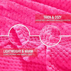 Exclusivo Mezcla Fleece Bed Blanket King Size, Super Soft and Warm Blankets - Image 7
