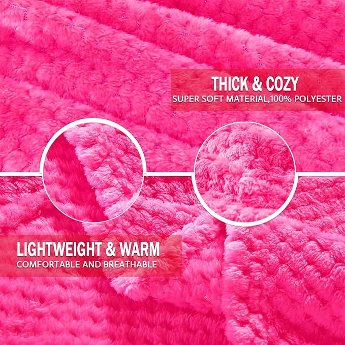 Exclusivo Mezcla Fleece Bed Blanket King Size, Super Soft and Warm Blankets - Image 7