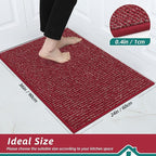 BEQHAUSE Kitchen Rugs 24"x36", Non-Slip Kitchen Mats - Image 2