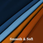 Yakamok Blackout Ombre Dark Blue and Burnt Orange Curtains-Gradient Room - Image 5