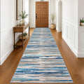 Lansny Modern Abstract Runner Rug 3x16 by lansny