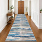 Lansny Modern Abstract Runner Rug 3x16 by lansny