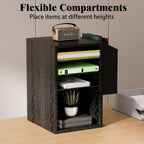 Unionly 6 Tier Adjustable Mail Sorter,Wood Paper Organizer for Class,Office