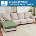 Couch Cover Velvet Chaise Cushion Cover - Image 3
