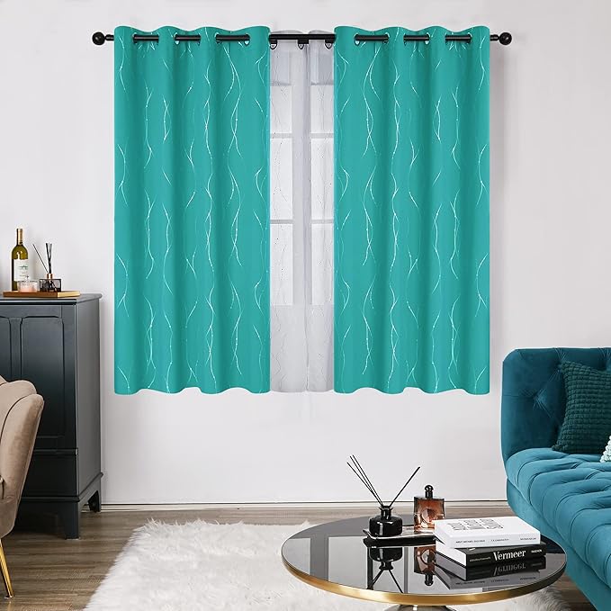Deconovo Blackout Curtains, Thermal Insulated Soundproof Grommet Drapes - Image 2