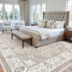 10x14 Washable Vintage Area Rug - Image 2