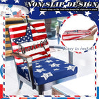 Newwiee 8Pcs Patio Cushion Covers Stretch Outdoor Cushion Cover Replacement - Image 4