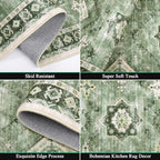 HEBE Boho Kitchen Rug Sets 3 Piece - Image 4
