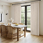 MIULEE Pinch Pleated Thick Linen Curtains 96 Inches Long 2 Panels - Image 3