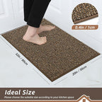BEQHAUSE Kitchen Rugs 20"x32", Non-Slip Kitchen Mats - Image 2