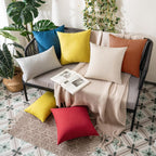 MIULEE Decorative Outdoor Pillow Covers Fall 18x18 Rust