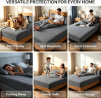 Softhour Twin Cooling Mattress Protector ，3D Waterproof Mattress Protector