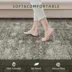 Washable Rugs 8x10 Area Rugs for Living Room- Vintage Rugs for Bedroom - Image 5