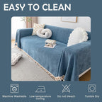 HANDONTIME Couch Slipcover Dog Sofa Covers Boho Couch Cover - Image 6