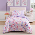Twin Comforter Set with Sheets for Girls-5 Pieces Twin Bedding Sets Printed