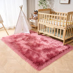 EasyJoy Ultra Soft Fluffy Shaggy Area Rug Faux Fur Rug Chair Cover Seat Pad - Image 7