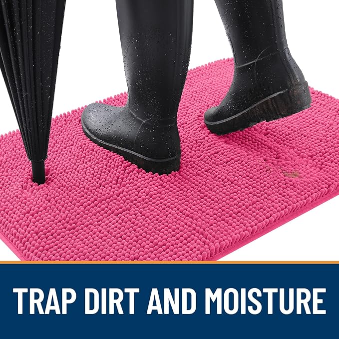 OLANLY Dog Door Mat for Muddy Paws 59x20, Absorbs Moisture and Dirt, Absorbent - Image 2